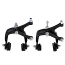 2Pcs 47-57mm Long Arm Front Rear Caliper Brake Set Bike Side Pull Polished