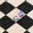 29.5CM Classic Draughts Set Games Educational Folding Wooden Board 64 Fields