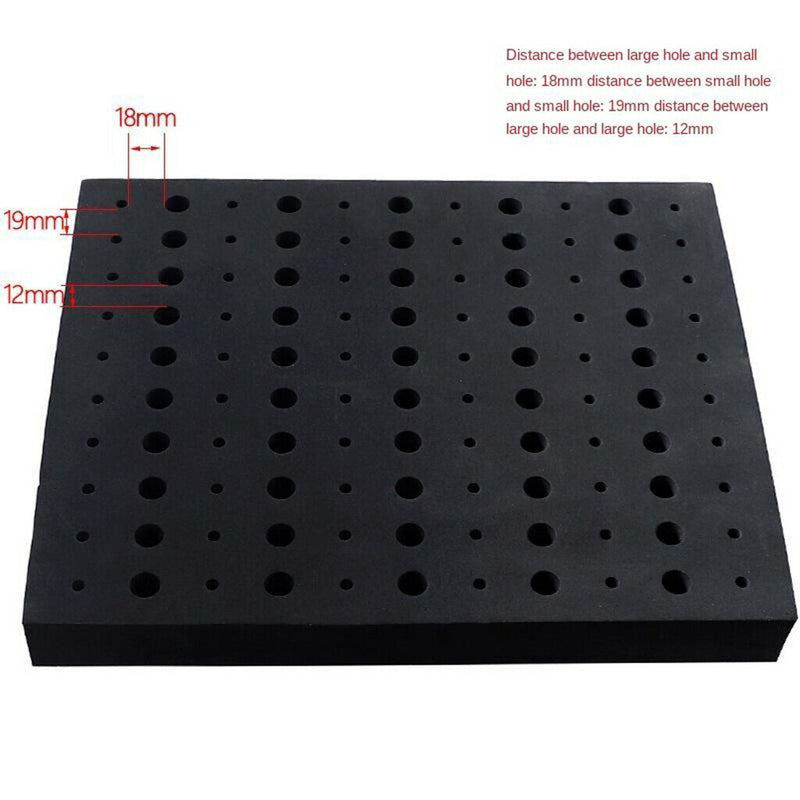 2Pack EVA Router Bits Storage Tray 11x13 inch 110 Bits 60x 1/4" + 50x 1/2"