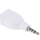 Converter Adapter USB 2.0 Female to 3.5mm Male AUX Audio Car Plug Jack wh dfTEUS
