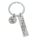 Drive safely I need you here with me engraved keychain charm car key ring ~ï¼ˆ