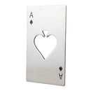 Playing Card Ace of Spades Poker Bar Tool Soda Stainless Steal Beer Bottle G1Y4