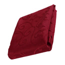 63 inch Round Table Cover Tablecloth Wedding Banquet Party Polyester Red wi Q5Q6