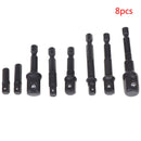 Impact Driver Drill Bit Bar Socket Adapter Set Hex Shank Steel Ball AdapterSetOZ