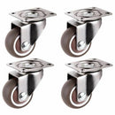 Mini casters, 1 inch/25 mm diameter, ultra-quiet wheel for bookcase drawers X3F9