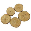 Wood Log Slices Discs 30pcs 3-4CM for DIY Crafts Wedding Centerpieces Y5P8