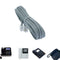 7FT Line Cord Cable 6P6C RJ12 RJ11 DSL Modem Fax Phone Telephone Landline Y S3G9
