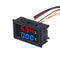 0.28" DC 100V 10A Voltmeter Ammeter Dual Color 3-digits Display Volt Amp Meter