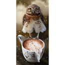Full Drill Round Diamond Painting Cute Bird Cross Stitch Mosaic Kit Craft