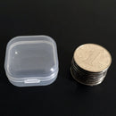 10X Clear Plastic Transparent With Lid Storage Box Collection Container Case JR