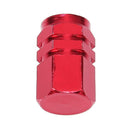 4pcs/Set Red Wheel Tyre Tire Valve Stems Air Dust Cover Screw Caps for Car Truck
