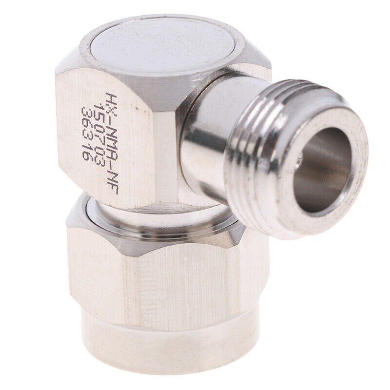90 Degree N Plug Male To N Female Jack RF Connector Right Angle M/F AdapterB Hn