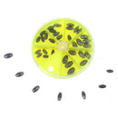 0.5/0.6/0.8/1/1.2/1.5/2g Fishing Lead Sinker Kit Lead Drop Hollow Sink3C