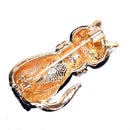 Fashion Crystal Cat Brooch Pin Collar Decoration Badge Corsage Jewelry Gifts OZ