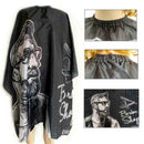 Black Hairdressing Cloth Haircut Hairdressing Barber Styling Hair Design H8F9