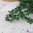 7.5M Artificial Green Leaves Garland Silk Ivy Vines Rattan Xmas Wedding  OZ