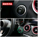 Carbon Engine Start Button Cover Cap Trim For Benz New C GLC C200l GLE GLS CLA