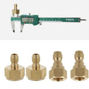 4pcs Brass High Pressure Washer Garden Hose Connectors M22 Male & M22 Female