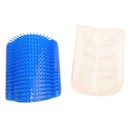 2pcs Cat Hair Grooming Slicker Corner Brush Comb Self Massage Catnip Included