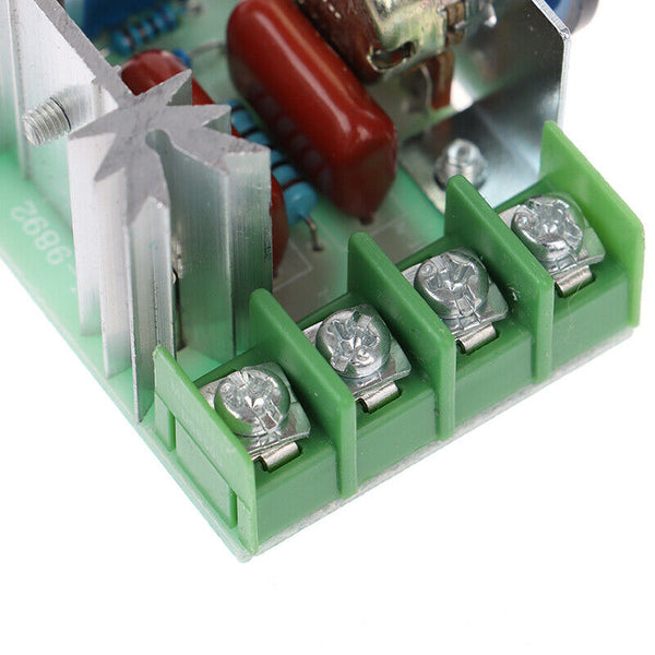 1Pc 50-220V 2000W Speed Controller Dimmers SCR Voltage Regulator Thermostat T Gw