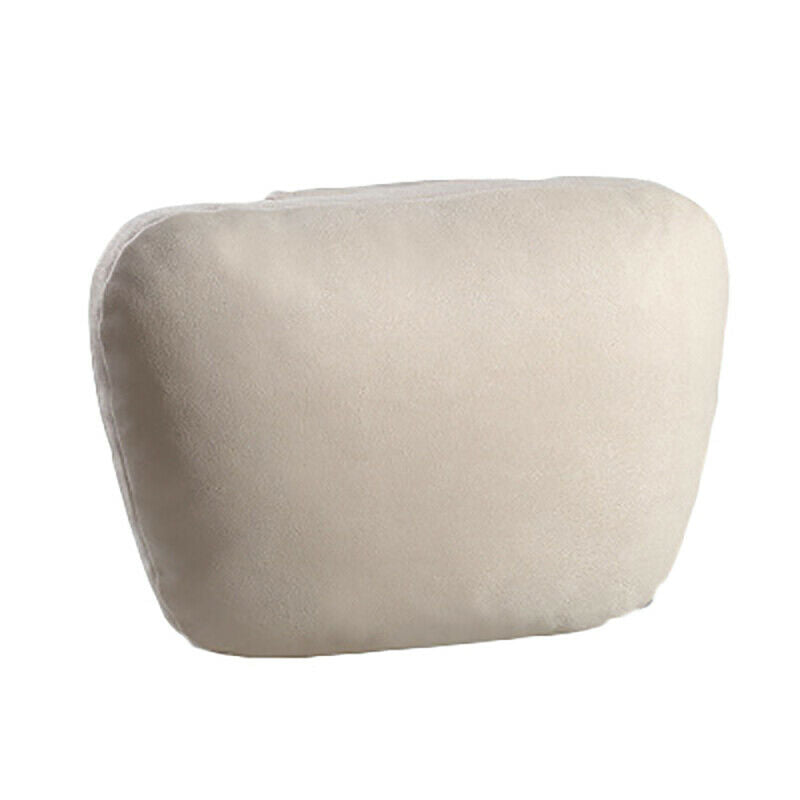 For Mercedes Benz Suede S Class Car Headrest Neck Pillows Seat Cushion Beige