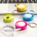 2x Retractable Ruler Tape Measure Sewing Cloth Tailor 150cm 60inch keychain