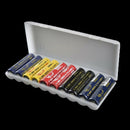 Portable plastic battery case cover holder storage box for 10X 18650 Batteries L