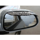 2x Black Universal Car Rear View Side Mirror Rain Board Sun Visor Shade Shield