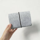 Wool Fiber Power Bank Storage Bag Mini Sofe Felt Pouch For Data Cable Mouse I7R8