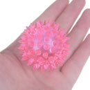 LED Pet Hedgehog Ball Colorful Soft Rubber pet Puppy Dog Chewing Elastic BaES