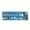 USB 3.0 PCI-E Express 1x to16x Extender Riser Card Adapter SATA 4PIN Power