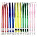 10Pcs Neck Strap Lanyard Safety Breakaway For ID Name Badge Holder Keys ClipLJLJ