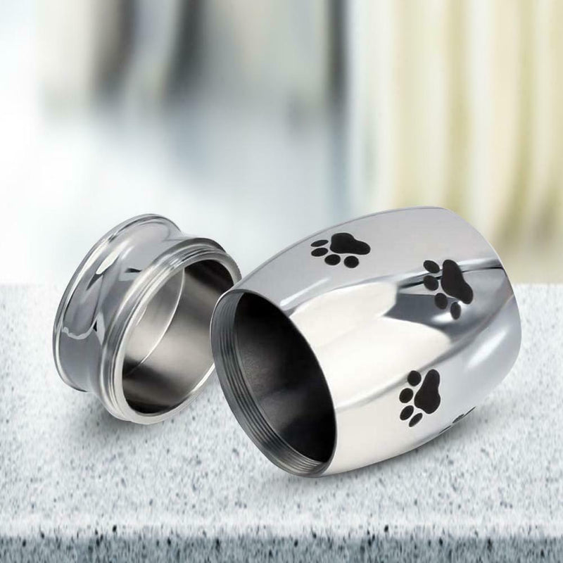 30*20MM Stainless Steel Animal Claw Printed Ashes Moisture-proof Box Small Urn