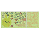 3pcs/set Luminous Star Rabbit Wall Stickers Waterproof Room Decor Decals A