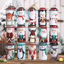Storage Iron Decor Box Christmas Tin WAZ5 Children Candy Box Gift Jar Bucket