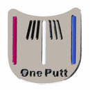 One Putt Golf Alignment Aiming Tool Ball Marker Magnetic Visor Hat Clip Alloy Fa