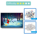 1000pcs DIY Paper Jigsaw Christmas Eve Puzzle Assembling Education Picture