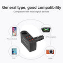 Quelima QC 3.0 4USB Car Charger+ Cigarette Lighter Socket Splitter Power Adapter