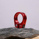1pc MTB Cycling Seat Tube Clip Bike Release Seatpost Clamp (28.6mm Red) A