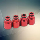 4pcs Racing Fuel Injector Adapters RDX Injectors to B16 B18 D16Z D16Y