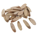 30pcs Oval Wood Log Slices DIY Rustic Craft Wedding Centerpieces Decorations