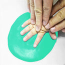 20g Baby Care Hand Foot Inkpad Soft Clay Washless Footprint Mud (Green) A