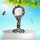 Retro Style Medical Silicone Tunic Nurses Quartz Watch Brooches Pin Watches