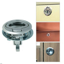 2x Aluminium Alloy Locker Hatch Latch Brake Lock Flush Handle For RV Yacht Boat