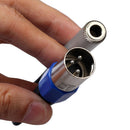 Balanced 3-Pin XLR Male to 6.35mm Female Jack Stereo Audio Cable, Mic Adapter