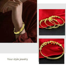 Retro Bangle Ethnic Style Brass Sweet Bracelet Luxury Gifts Birthday Jewelry