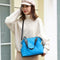 Shoulder Messenger Handbags Women Large Capacity Totes Crossbody Bag (Blue)