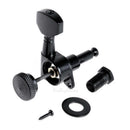 Guitar String Peg Locking Tuners Tuning Pegs Machine Heads Black 6R Inline Keys