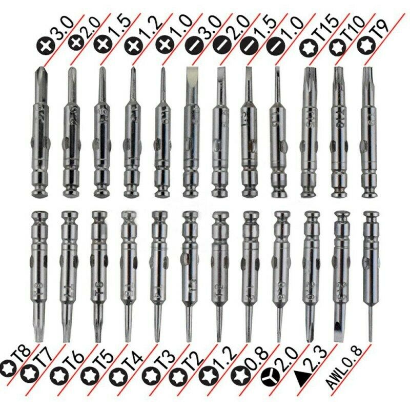 25 in1 Precision Screwdriver Set Opening Repair Tools Kit for Phone Watch Laptop