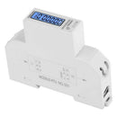 5-100A 220V Energy Meter Single Phase RS485 MODBUS Protocol LCD Backlit Dis